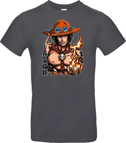 Fire Fist - Fire Fist, captain, monkey d ruffy, pirate, strohhut, strawhat, one, piraten, pirat, pirates, pirate, piece, schiff, boot, ship, ocean, ozean, meer, grandline, redline, north, east, south, west, blue, schatz, gold, ich werde der könig der piraten, nakama, abenteuer, crew, i will be the pirate king - Standard T-Shirt