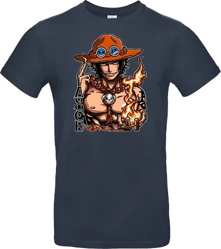 Fire Fist - Fire Fist, captain, monkey d ruffy, pirate, strohhut, strawhat, one, piraten, pirat, pirates, pirate, piece, schiff, boot, ship, ocean, ozean, meer, grandline, redline, north, east, south, west, blue, schatz, gold, ich werde der könig der piraten, nakama, abenteuer, crew, i will be the pirate king - Standard T-Shirt