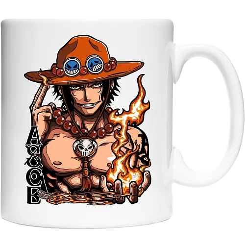 Fire Fist - Fire Fist, captain, monkey d ruffy, pirate, strohhut, strawhat, one, piraten, pirat, pirates, pirate, piece, schiff, boot, ship, ocean, ozean, meer, grandline, redline, north, east, south, west, blue, schatz, gold, ich werde der könig der piraten, nakama, abenteuer, crew, i will be the pirate king - Keramiktasse