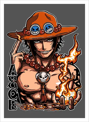 Fire Fist - Fire Fist, captain, monkey d ruffy, pirate, strohhut, strawhat, one, piraten, pirat, pirates, pirate, piece, schiff, boot, ship, ocean, ozean, meer, grandline, redline, north, east, south, west, blue, schatz, gold, ich werde der könig der piraten, nakama, abenteuer, crew, i will be the pirate king - Kunstdruck