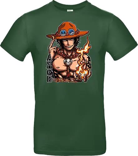 Fire Fist - Fire Fist, captain, monkey d ruffy, pirate, strohhut, strawhat, one, piraten, pirat, pirates, pirate, piece, schiff, boot, ship, ocean, ozean, meer, grandline, redline, north, east, south, west, blue, schatz, gold, ich werde der könig der piraten, nakama, abenteuer, crew, i will be the pirate king - Standard T-Shirt