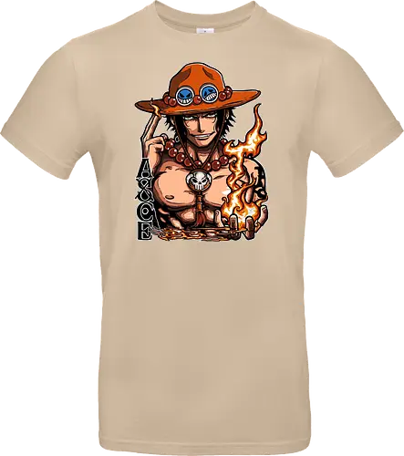 Fire Fist - Fire Fist, captain, monkey d ruffy, pirate, strohhut, strawhat, one, piraten, pirat, pirates, pirate, piece, schiff, boot, ship, ocean, ozean, meer, grandline, redline, north, east, south, west, blue, schatz, gold, ich werde der könig der piraten, nakama, abenteuer, crew, i will be the pirate king - Standard T-Shirt