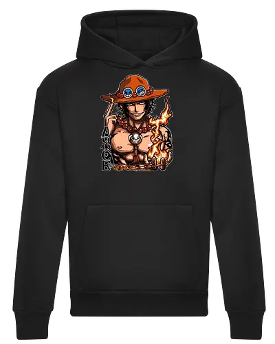 Fire Fist - Fire Fist, captain, monkey d ruffy, pirate, strohhut, strawhat, one, piraten, pirat, pirates, pirate, piece, schiff, boot, ship, ocean, ozean, meer, grandline, redline, north, east, south, west, blue, schatz, gold, ich werde der könig der piraten, nakama, abenteuer, crew, i will be the pirate king - Heavyweight Hoodie