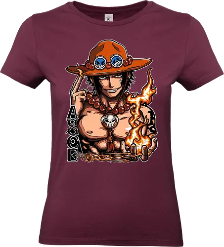 Fire Fist - Fire Fist, captain, monkey d ruffy, pirate, strohhut, strawhat, one, piraten, pirat, pirates, pirate, piece, schiff, boot, ship, ocean, ozean, meer, grandline, redline, north, east, south, west, blue, schatz, gold, ich werde der könig der piraten, nakama, abenteuer, crew, i will be the pirate king - Standard T-Shirt (Frauen)