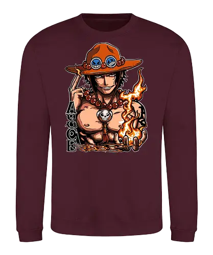 Fire Fist - Fire Fist, captain, monkey d ruffy, pirate, strohhut, strawhat, one, piraten, pirat, pirates, pirate, piece, schiff, boot, ship, ocean, ozean, meer, grandline, redline, north, east, south, west, blue, schatz, gold, ich werde der könig der piraten, nakama, abenteuer, crew, i will be the pirate king - Sweatshirt