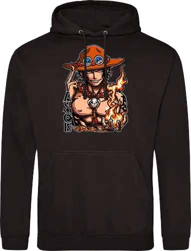 Fire Fist - Fire Fist, captain, monkey d ruffy, pirate, strohhut, strawhat, one, piraten, pirat, pirates, pirate, piece, schiff, boot, ship, ocean, ozean, meer, grandline, redline, north, east, south, west, blue, schatz, gold, ich werde der könig der piraten, nakama, abenteuer, crew, i will be the pirate king - Standard Hoodie