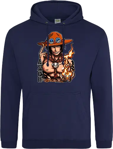 Fire Fist - Fire Fist, captain, monkey d ruffy, pirate, strohhut, strawhat, one, piraten, pirat, pirates, pirate, piece, schiff, boot, ship, ocean, ozean, meer, grandline, redline, north, east, south, west, blue, schatz, gold, ich werde der könig der piraten, nakama, abenteuer, crew, i will be the pirate king - Standard Hoodie