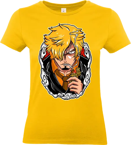 Devils Cook - Devils Cook, captain, monkey d ruffy, pirate, strohhut, strawhat, one, piraten, pirat, pirates, pirate, piece, schiff, boot, ship, ocean, ozean, meer, grandline, redline, north, east, south, west, blue, schatz, gold, ich werde der könig der piraten, nakama, abenteuer, crew, i will be the pirate king - Standard T-Shirt (Frauen)