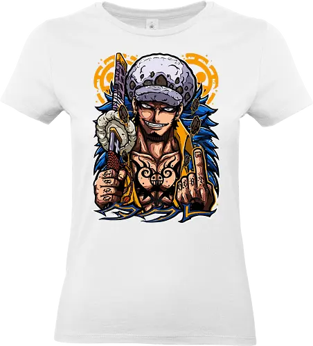 Doctor of Chaos - Doctor of Chaos, captain, monkey d ruffy, pirate, strohhut, strawhat, one, piraten, pirat, pirates, pirate, piece, schiff, boot, ship, ocean, ozean, meer, grandline, redline, north, east, south, west, blue, schatz, abenteuer, crew, i will be the pirate king, gold, ich werde der könig der piraten, nakama - Standard T-Shirt (Frauen)