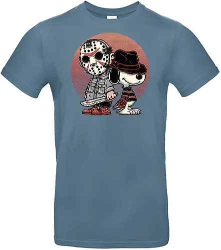 Horror Buddies - Movie, horror, horror movie, villain, classic, cute, funny, cartoons, comics, mash up - Standard T-Shirt