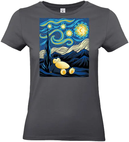 Sleepy Night - Pocket, Relax - Standard T-Shirt (Frauen)