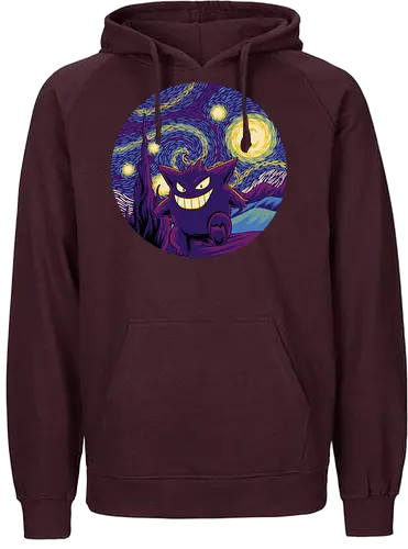 Starry Ghost - Pocket, Ghost - Fairtrade Hoodie
