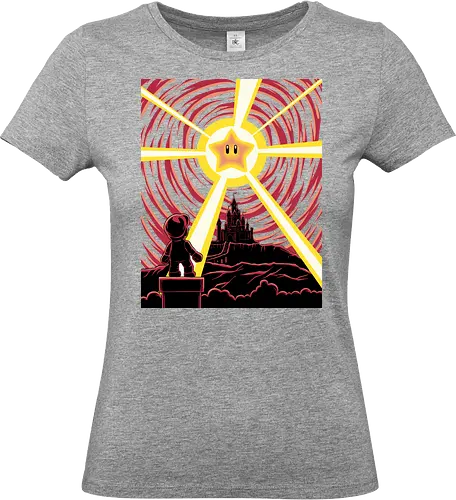 Galaxy Star - Mario, Mario - Standard T-Shirt (Frauen)