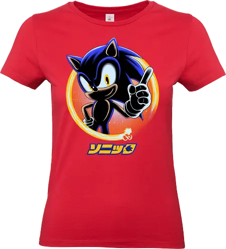 Blue Hedgehog - Hedgehog, Hedgehog - Standard T-Shirt (Frauen)