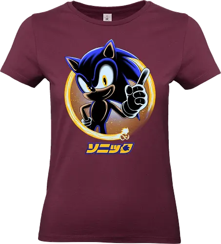 Blue Hedgehog - Hedgehog, Hedgehog - Standard T-Shirt (Frauen)