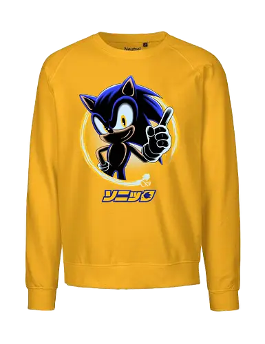 Blue Hedgehog - Hedgehog, Hedgehog - Fairtrade Sweatshirt