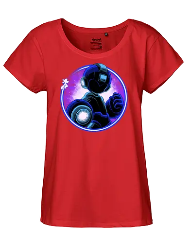 Blue Metal hero - Rockman, Megaman, Game - Fairtrade Girl Shirt
