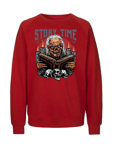 Story Time - Horror, TV show, TV series, classic, nostalgic - Fairtrade Sweatshirt
