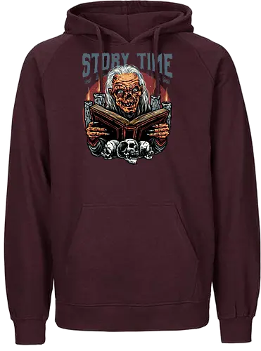 Story Time - Horror, TV show, TV series, classic, nostalgic - Fairtrade Hoodie