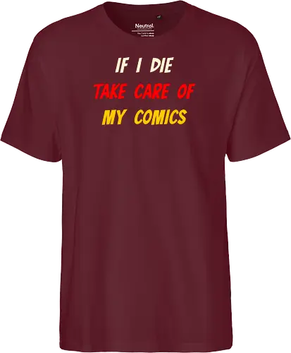 If I Die Take Care of My Comics (Wenn ich sterbe, kümmere dich um meine Comics)