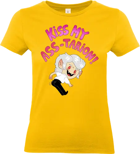 Kiss my ASS-tarion!  - astarion, baldur's gate, bg3, cute, kawaii, niedlich, lustig, cartoon - Standard T-Shirt (Frauen)
