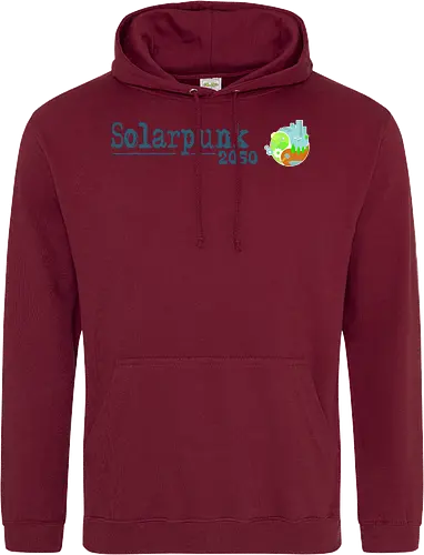 Solarpunk 2050 Logo und Text