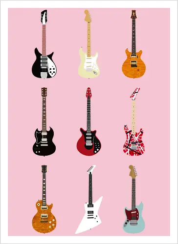 Guitars Of The History Of Rock