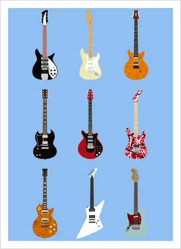 Guitars Of The History Of Rock