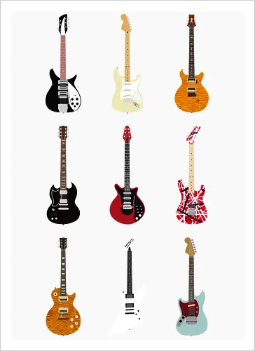 Guitars Of The History Of Rock