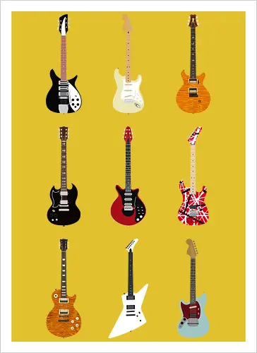 Guitars Of The History Of Rock