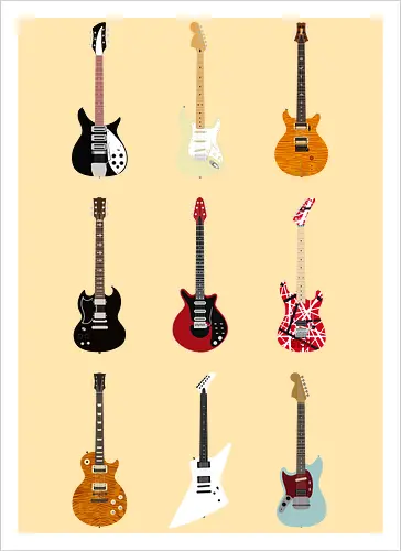 Guitars Of The History Of Rock