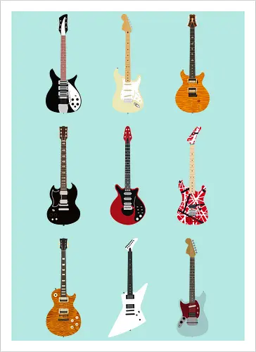 Guitars Of The History Of Rock