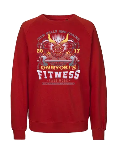 Onryoki Fitness - nioh, nioh 2, nioh 3, samurai, scampuss, sudama, japan, onryoki, ninja, fantasy, video game, gaming, gamer, rpg, fitness - Fairtrade Sweatshirt