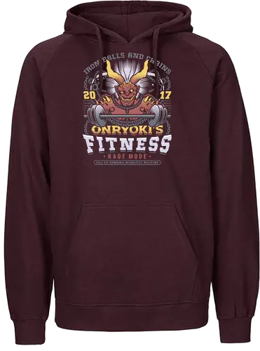 Onryoki Fitness - nioh, nioh 2, nioh 3, samurai, scampuss, sudama, japan, onryoki, ninja, fantasy, video game, gaming, gamer, rpg, fitness - Fairtrade Hoodie