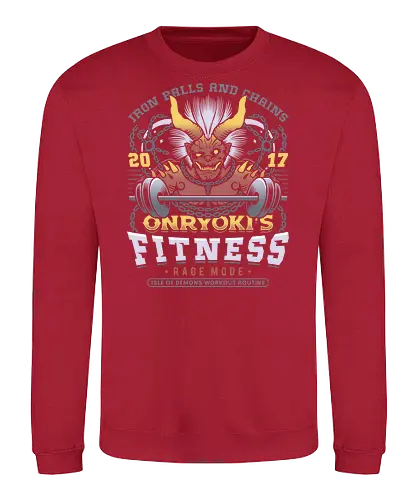Onryoki Fitness - nioh, nioh 2, nioh 3, samurai, scampuss, sudama, japan, onryoki, ninja, fantasy, video game, gaming, gamer, rpg, fitness - Sweatshirt