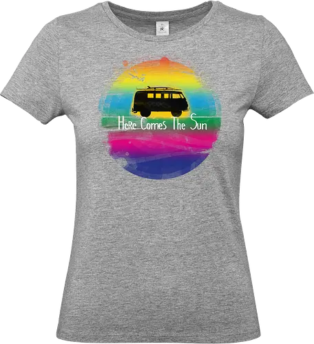 Summer vibes - van life, summer, ocean, surf, sunset, holidays, artistic - Standard T-Shirt (Frauen)
