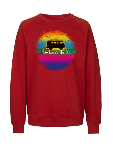 Summer vibes - van life, summer, ocean, surf, sunset, holidays, artistic - Fairtrade Sweatshirt