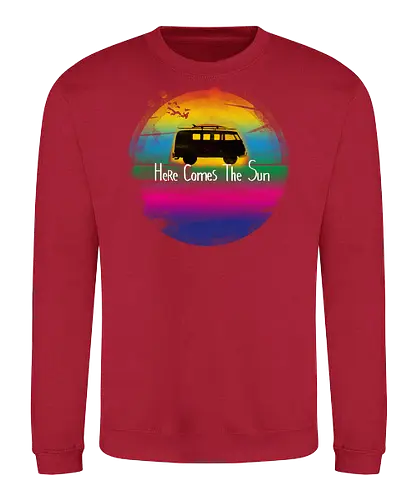 Summer vibes - van life, summer, ocean, surf, sunset, holidays, artistic - Sweatshirt