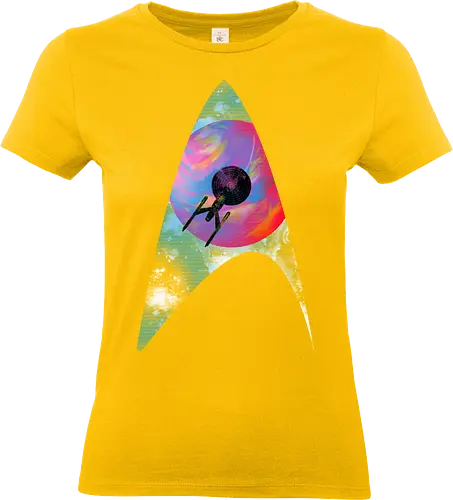 Galactic travellers - scifi, science fiction, kharmazero, artistic, movie, television, pop culture, space - Standard T-Shirt (Frauen)