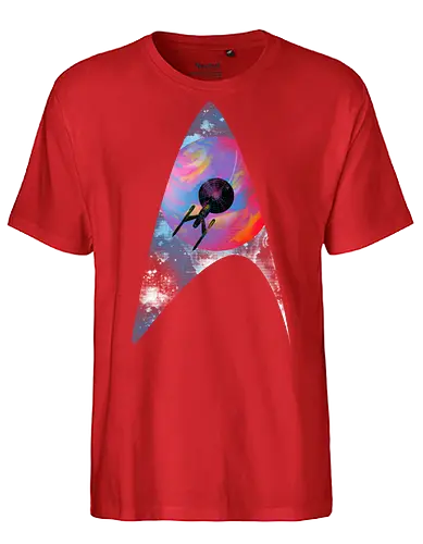Galactic travellers - scifi, science fiction, kharmazero, artistic, movie, television, pop culture, space - Fairtrade T-Shirt