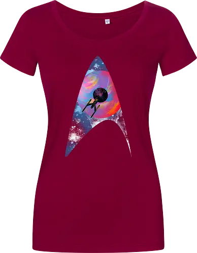 Galactic travellers - scifi, science fiction, kharmazero, artistic, movie, television, pop culture, space - Damen T-Shirt