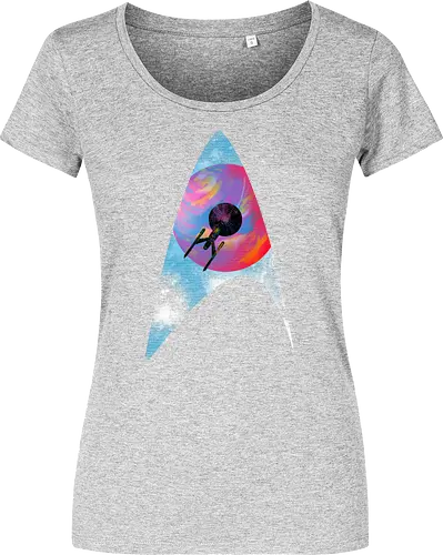 Galactic travellers - scifi, science fiction, kharmazero, artistic, movie, television, pop culture, space - Damen T-Shirt