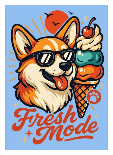 Eiscreme Corgi Fresh Mode