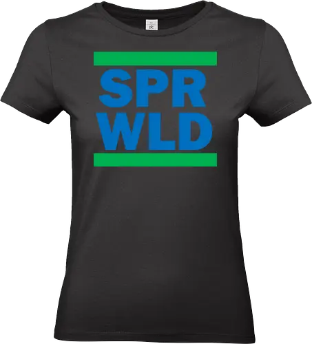 SPRWLD - Spreewald - Gewürzgurke, Spreewald, SPRWLD, Lübben, Niederlausitz, Luckau, Cottbus, Lübbenau, Burg, Schlepzig, Lehde, Urlaub, Kanäle, Wasser, Wald, Leipe, Vetschau, Peitz - Standard T-Shirt (Frauen)