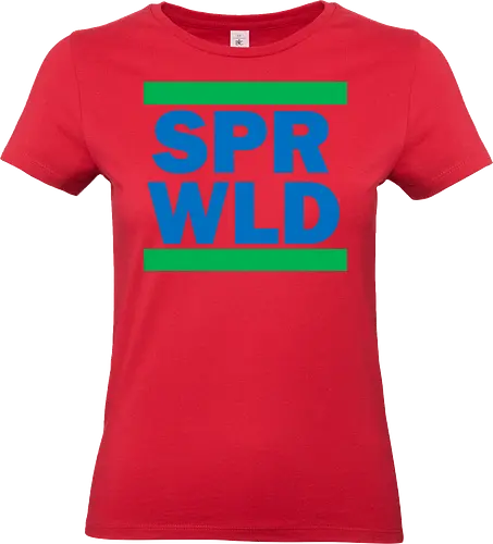 SPRWLD - Spreewald - Gewürzgurke, Spreewald, SPRWLD, Lübben, Niederlausitz, Luckau, Cottbus, Lübbenau, Burg, Schlepzig, Lehde, Urlaub, Kanäle, Wasser, Wald, Leipe, Vetschau, Peitz - Standard T-Shirt (Frauen)