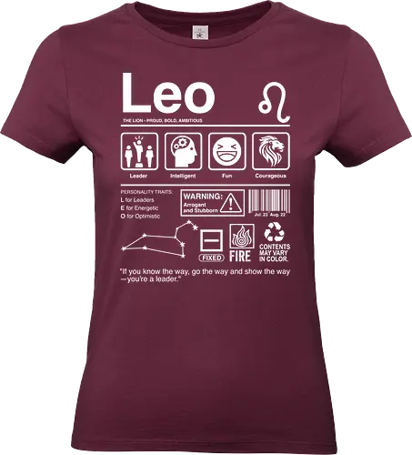 Leo Label - zodiac sign aquarius aquarius birthday aquarius woman aquarius zodiac sign astrology birthday constellation funnytee horoscope retro stars tarot vintage zodiac - Standard T-Shirt (Frauen)