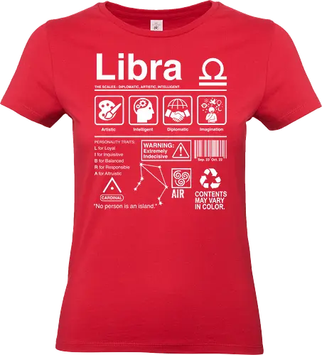 Libra Label - zodiac sign aquarius aquarius birthday aquarius woman aquarius zodiac sign astrology birthday constellation funnytee horoscope retro stars tarot vintage zodiac - Standard T-Shirt (Frauen)