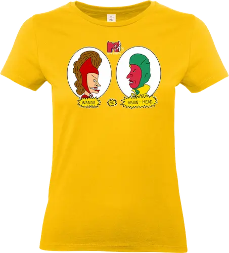 Wanda and visionhead - wanda, comic, beavis - Standard T-Shirt (Frauen)
