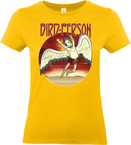 Bird Zep - birdperson, rock, metal, rick - Standard T-Shirt (Frauen)