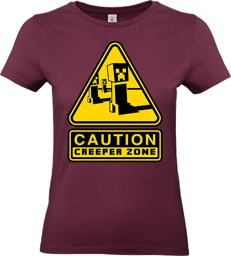 Danger Creeper - danger, creeper, minecraft - Standard T-Shirt (Frauen)